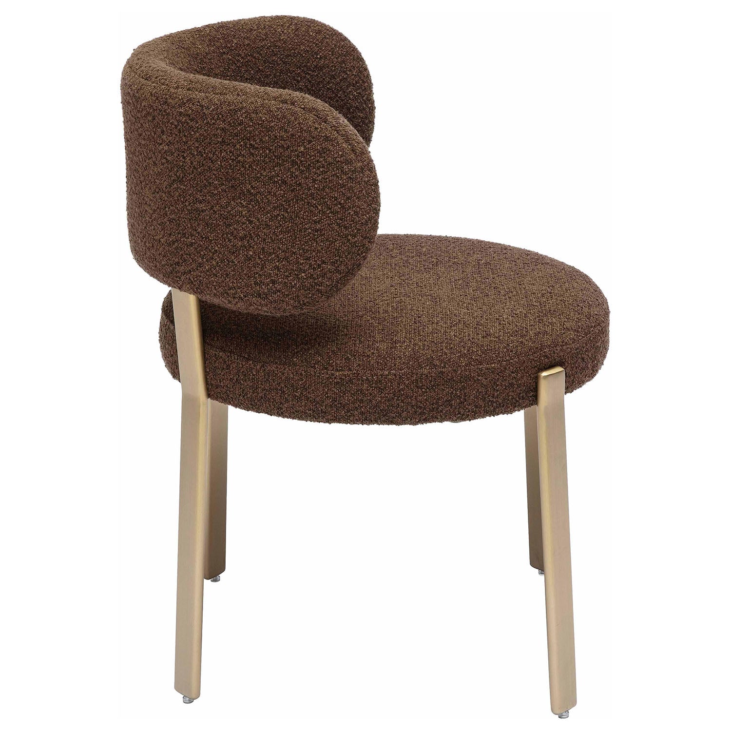 TOV Furniture Margaret Chocolate Brown Performance Boucle Dining Chair