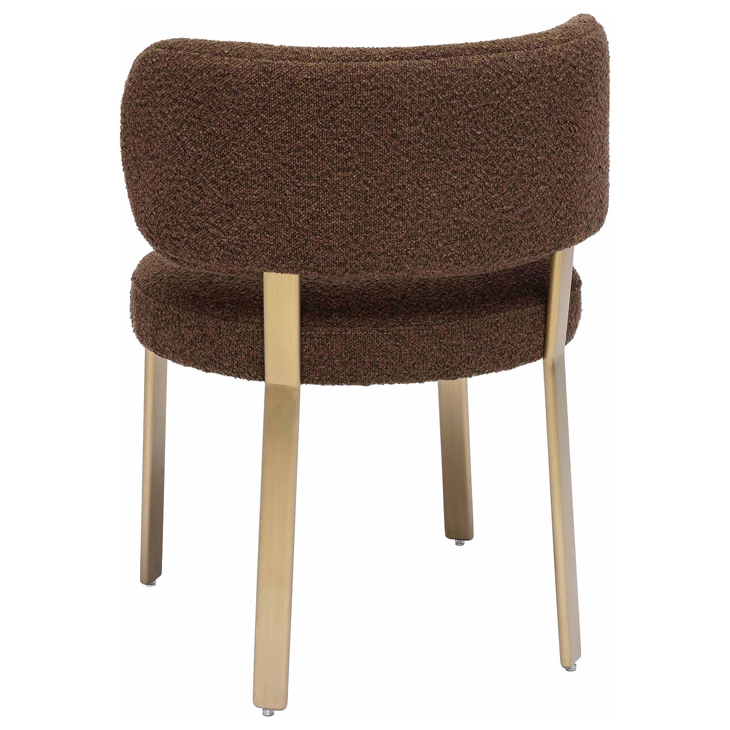 TOV Furniture Margaret Chocolate Brown Performance Boucle Dining Chair