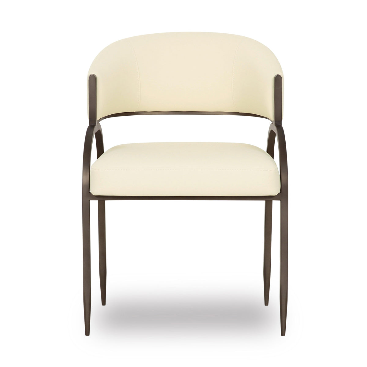 TOV Furniture Tatum Cream Performance Vegan Leather Dining Chair