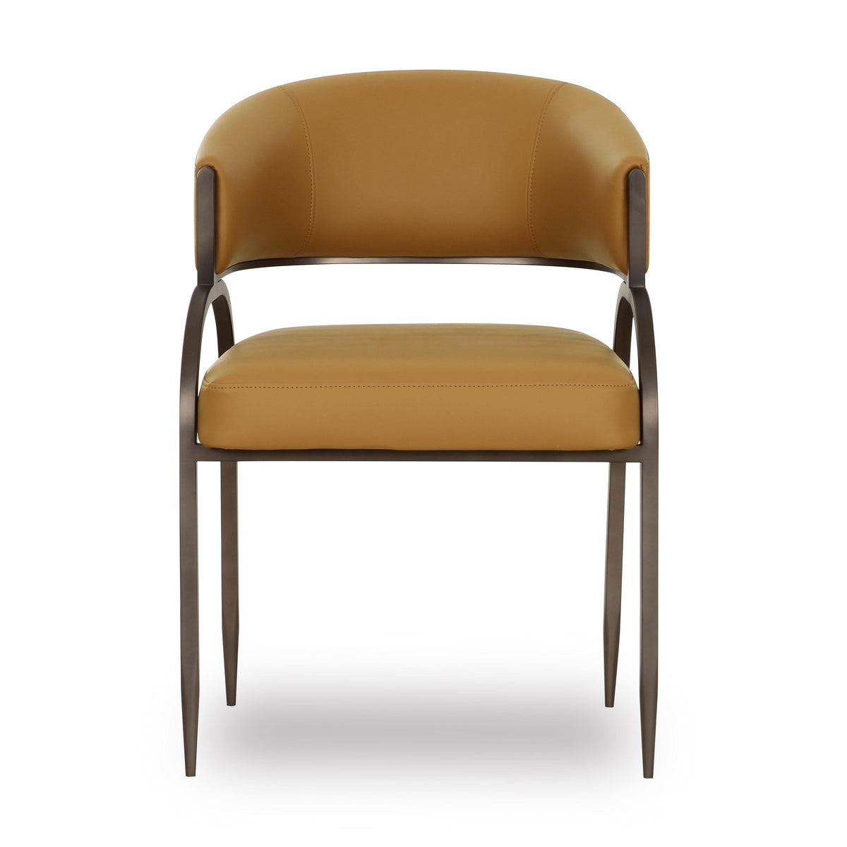 TOV Furniture Tatum Tan Performance Vegan Leather Dining Chair