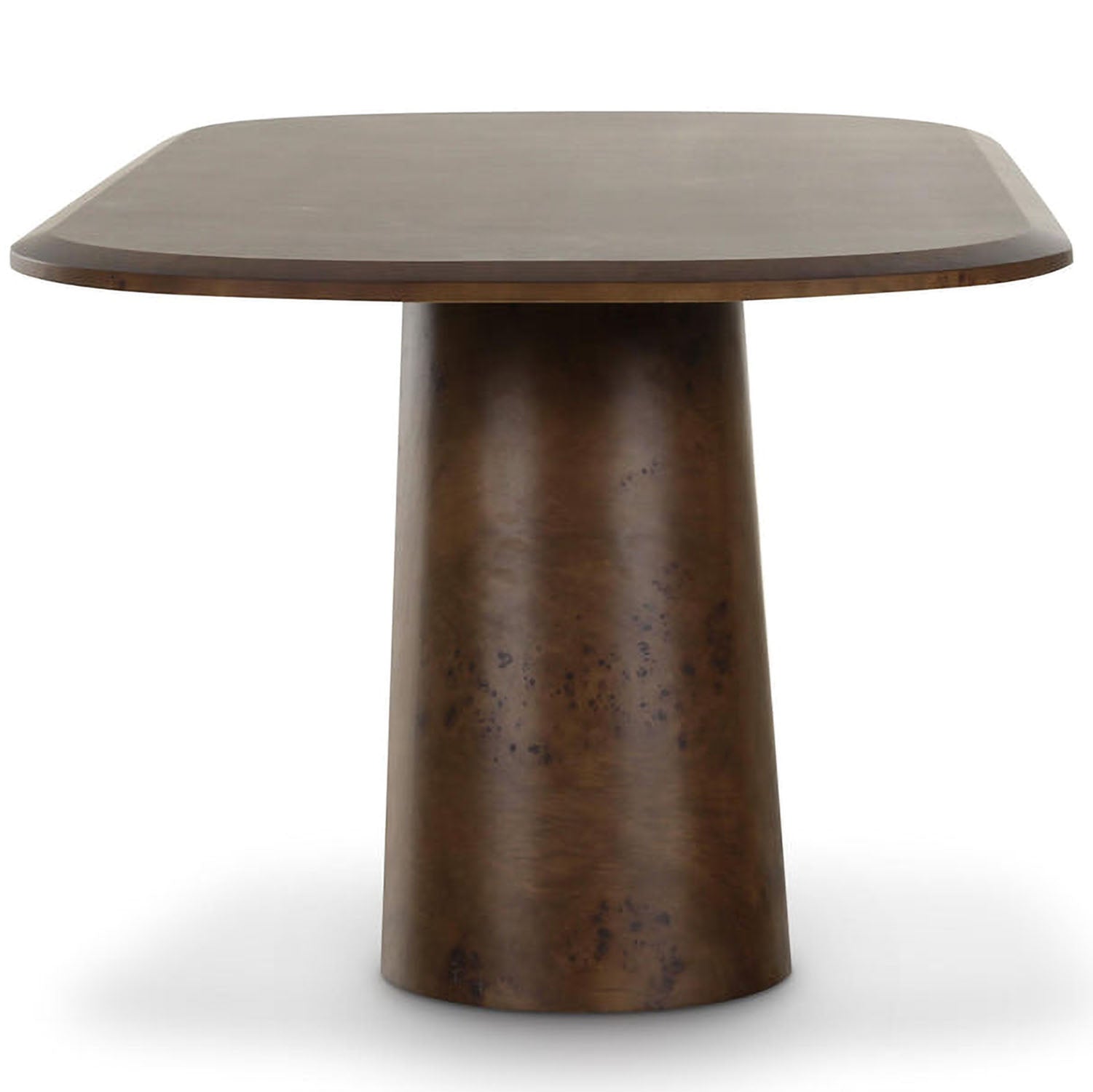 TOV Furniture Gladyss Brown Burl Oval Dining Table