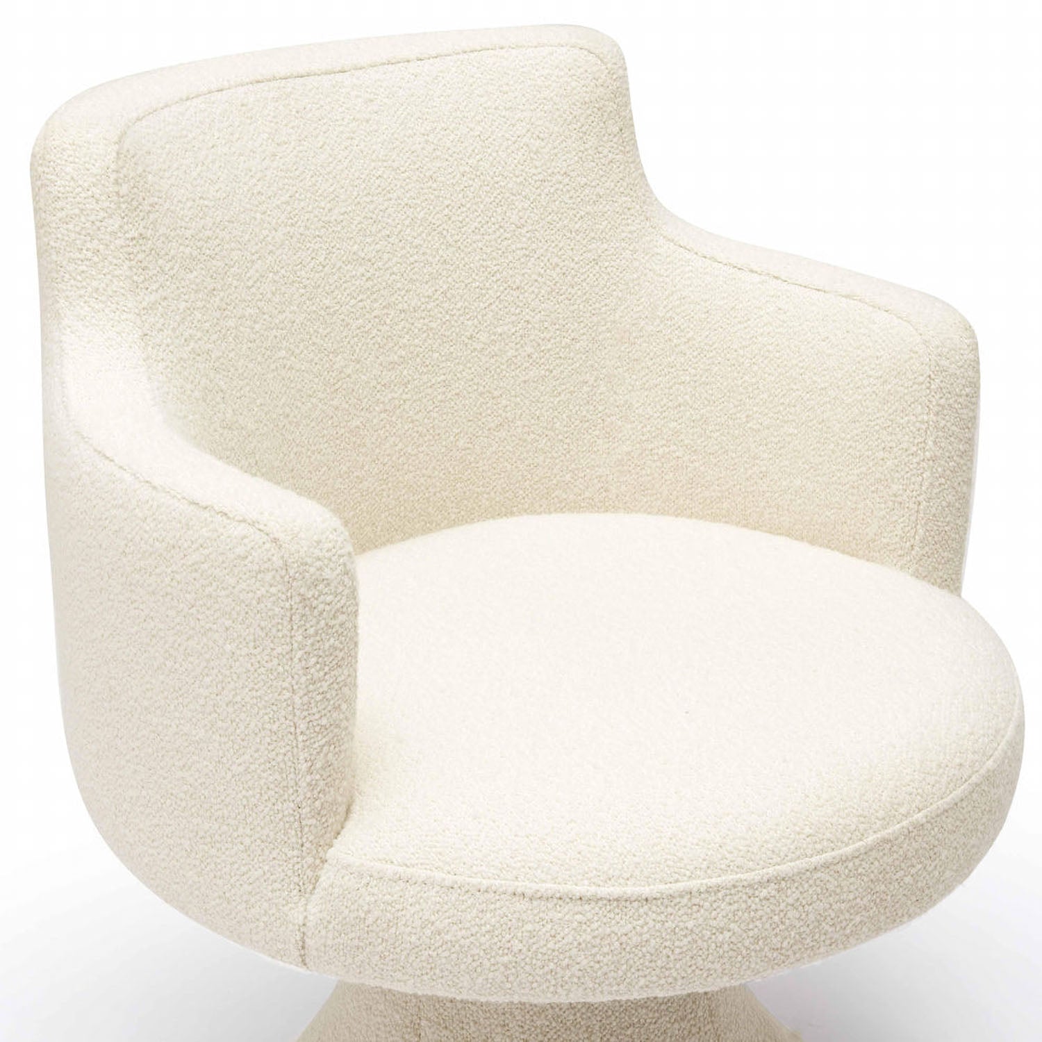 TOV Furniture Jeffree Performance Boucle Swivel Dining Chair