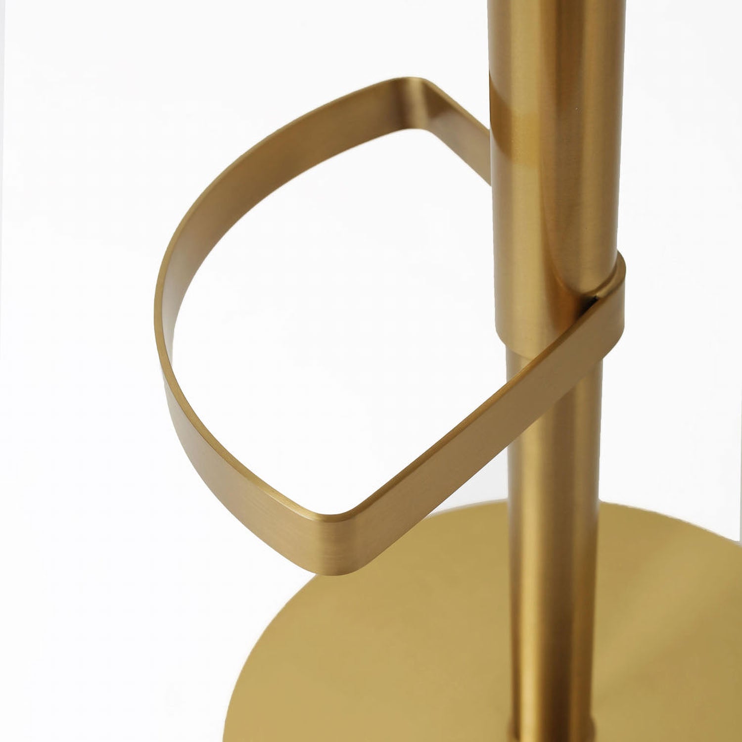 TOV Furniture Primrose Cream Textured Performance Adjustable Stool