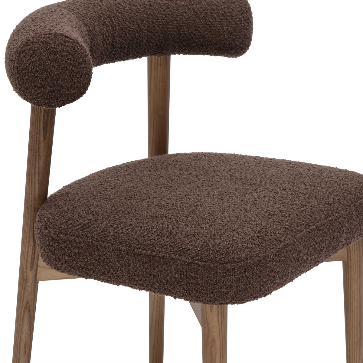TOV Furniture Spara Chocolate Performance Boucle Side Chair