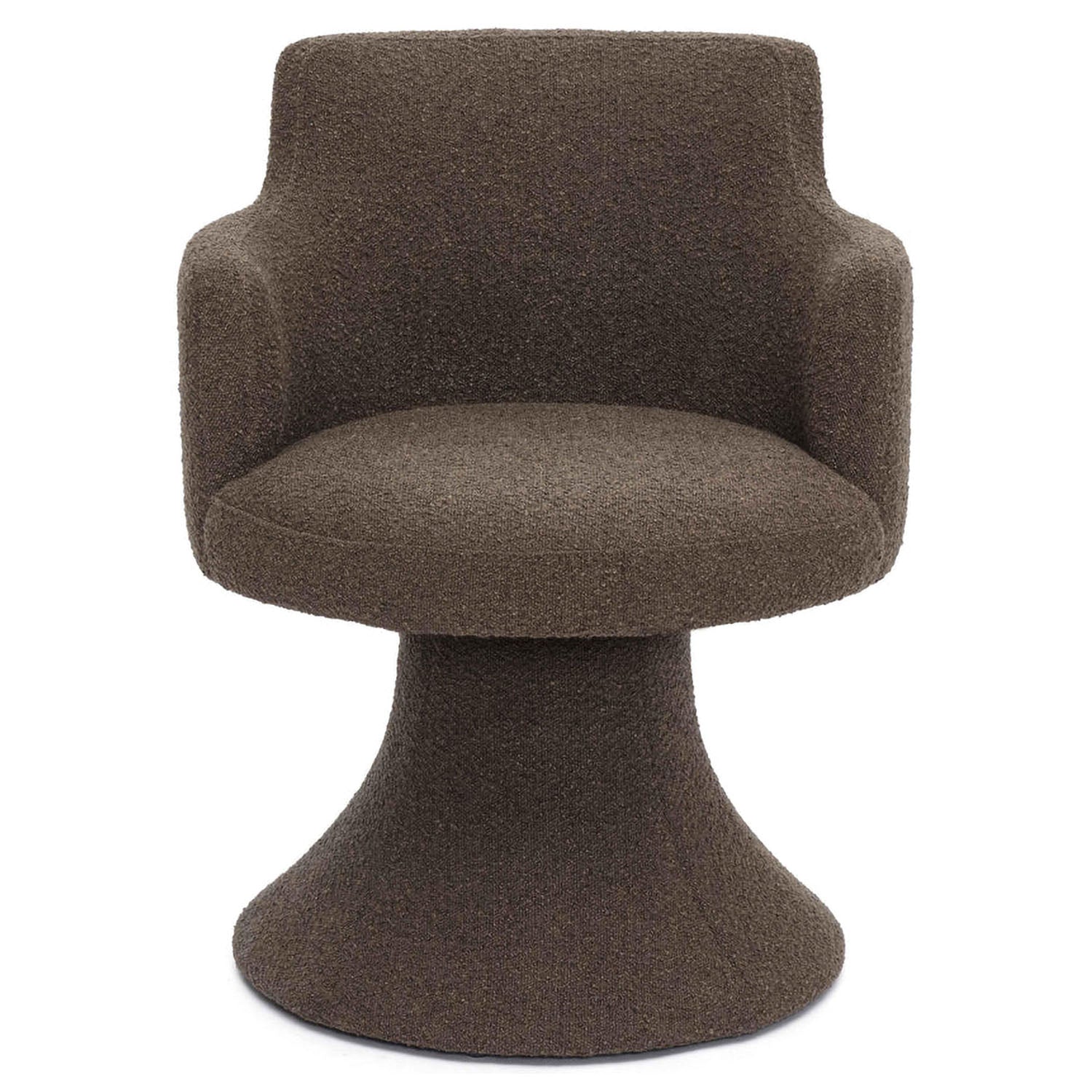 TOV Furniture Jeffree Performance Boucle Swivel Dining Chair
