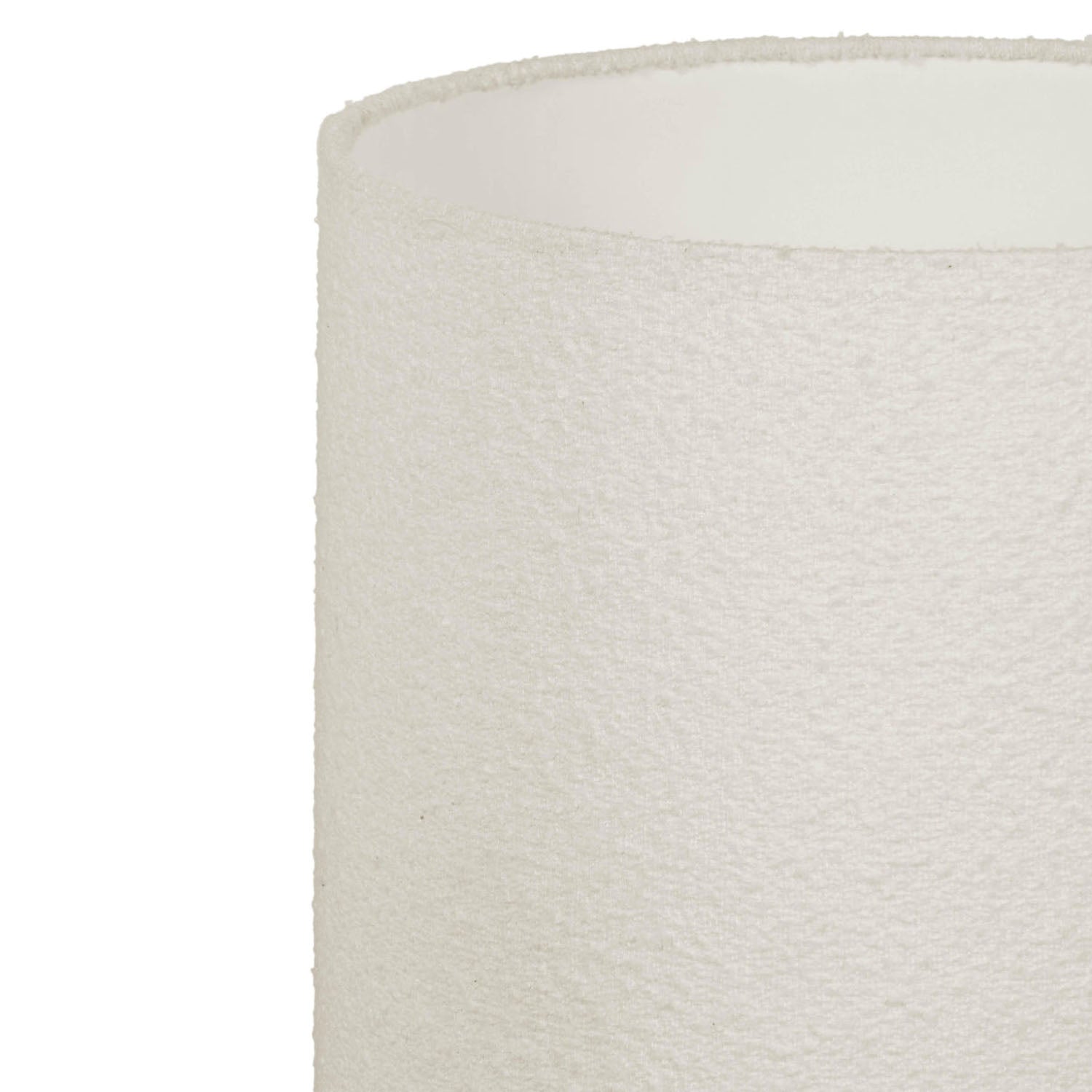 TOV Furniture Grava Boucle & Hammered Bronze Metal Floor Lamp