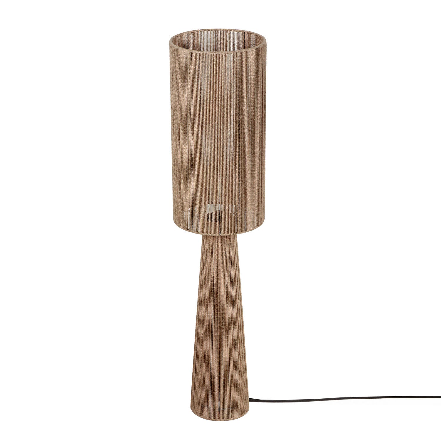 TOV Furniture Marza Natural Jute 2-Bulb Floor Lamp
