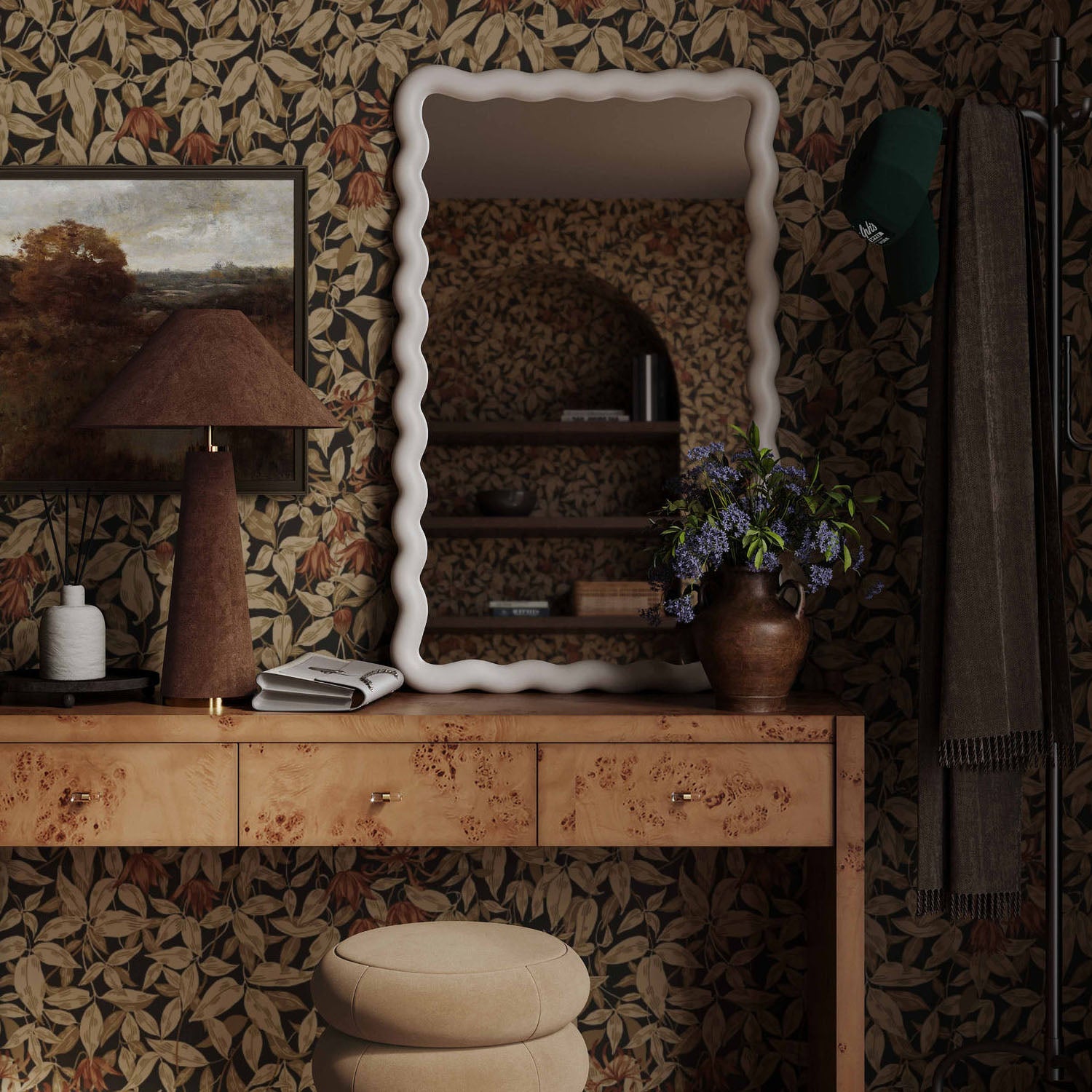 TOV Furniture Graham Velvet Table Lamp