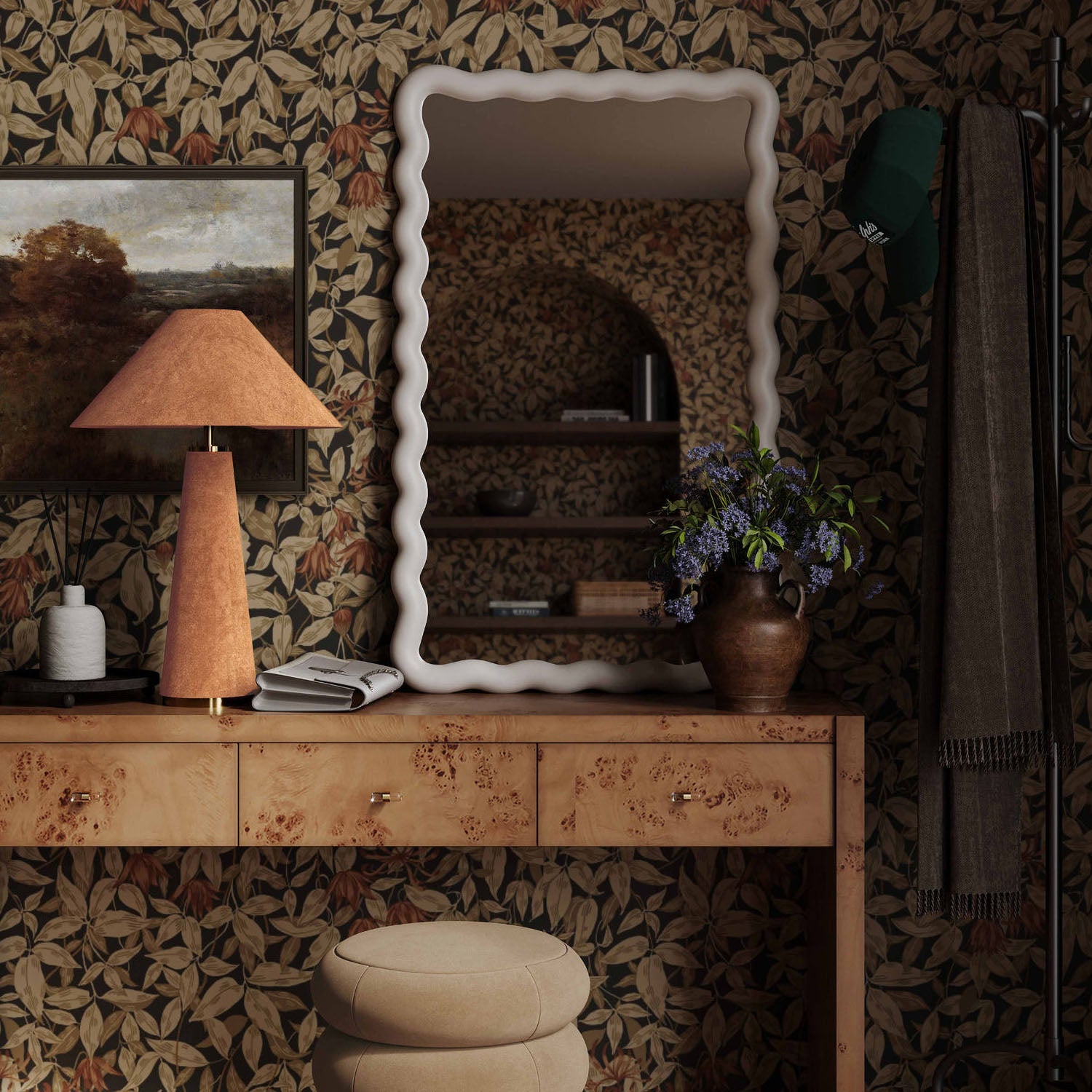 TOV Furniture Graham Velvet Table Lamp