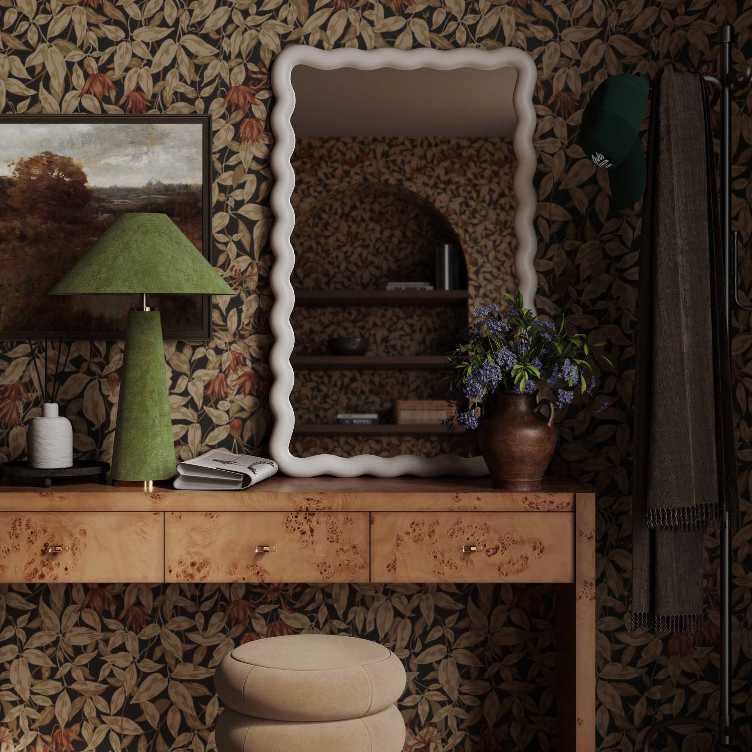 TOV Furniture Graham Velvet Table Lamp