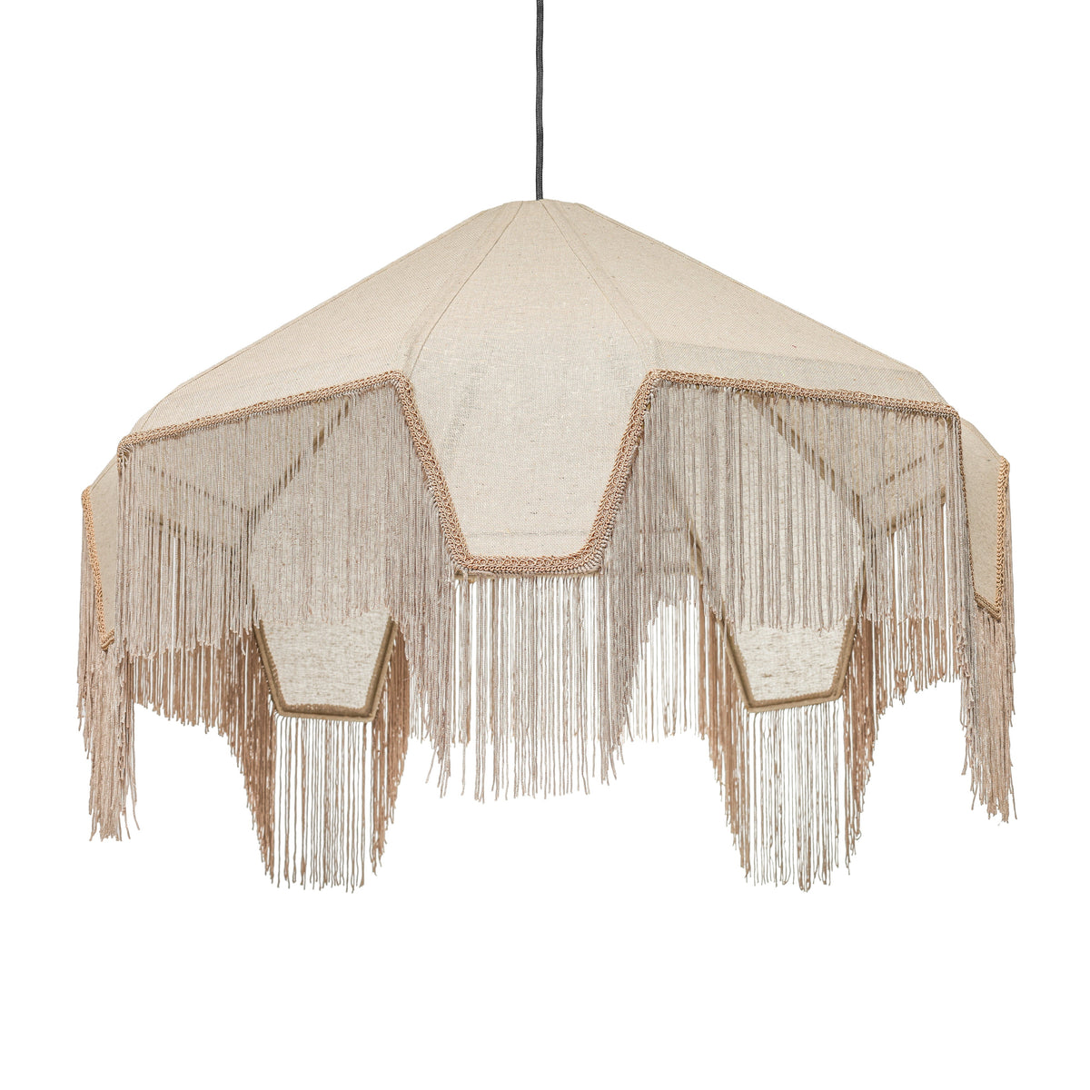 TOV Furniture Buchanan Fringed Angled Pendant
