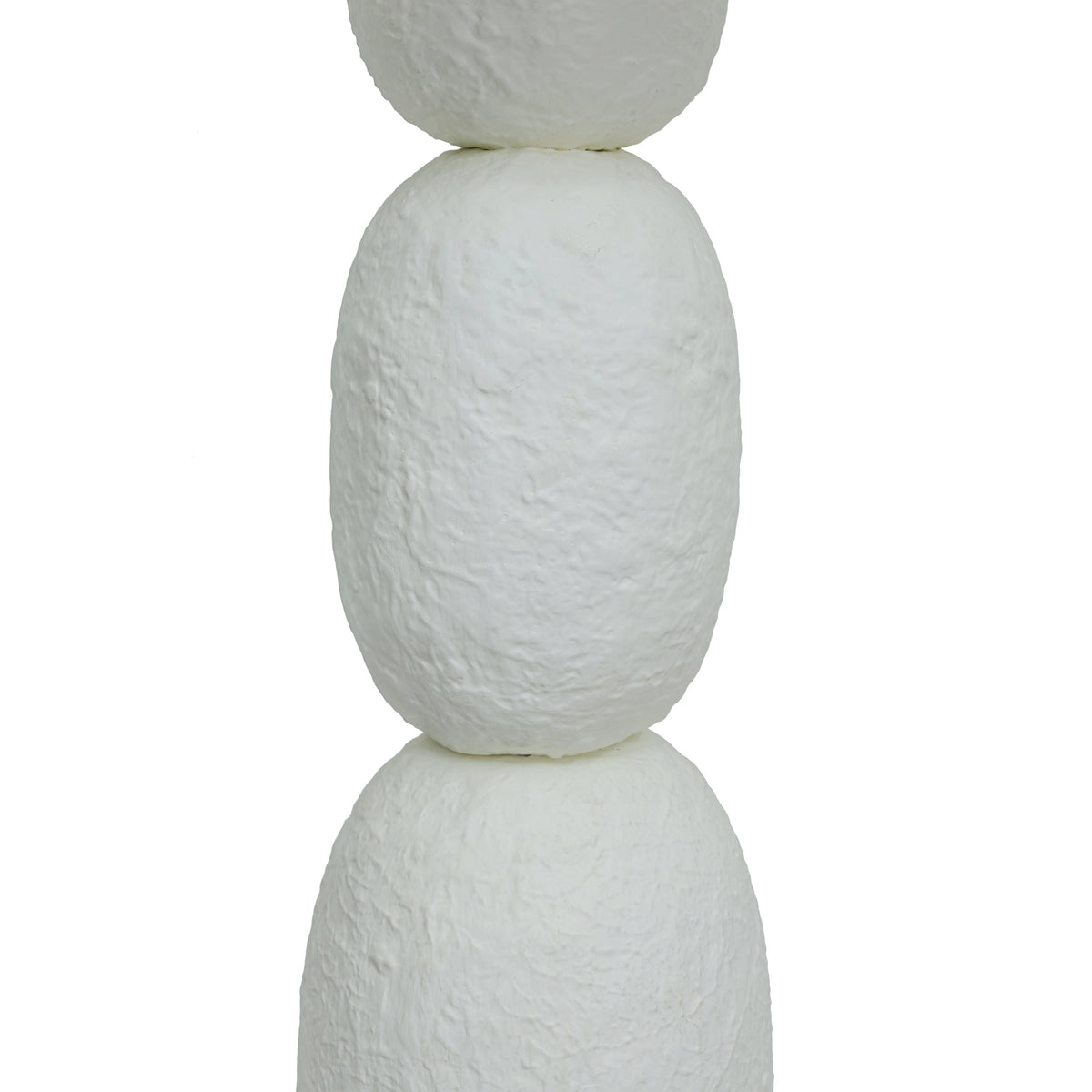 TOV Furniture Pebble Cream Papier Mache Floor Lamp