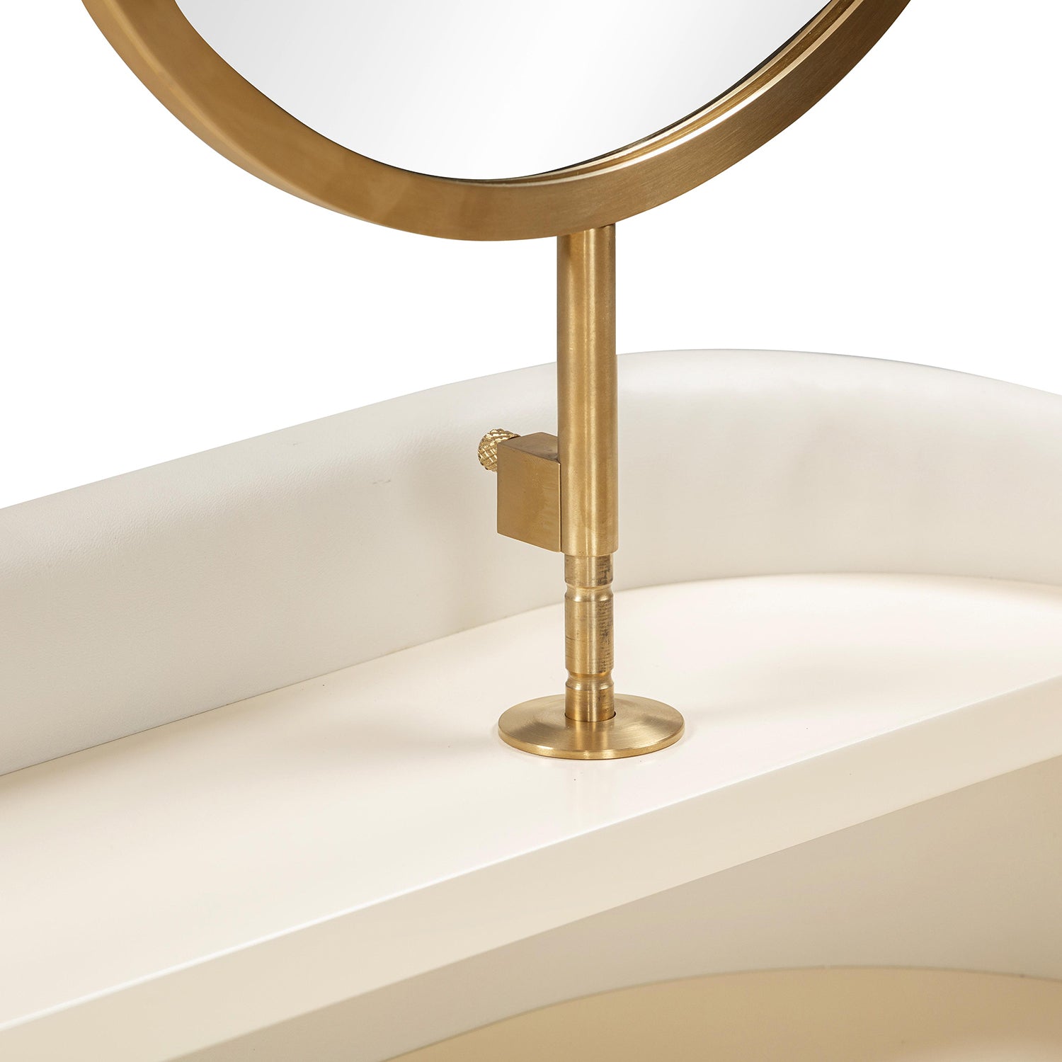 TOV Furniture Penelope Vegan Leather Wrapped Vanity Desk