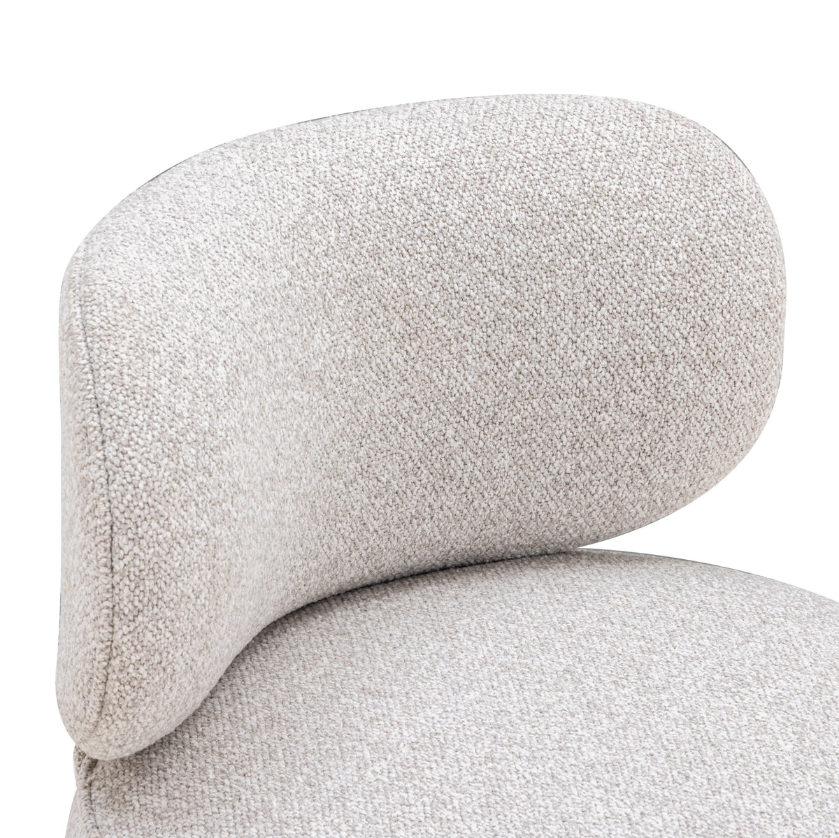 TOV Furniture Amaya Grey Textured Performance Swivel Desk Chair