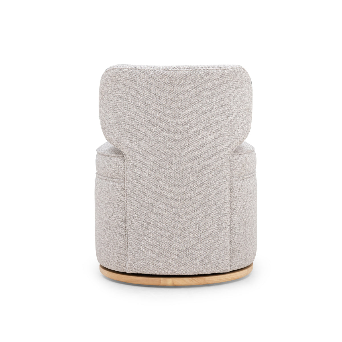 TOV Furniture Amaya Grey Textured Performance Swivel Desk Chair