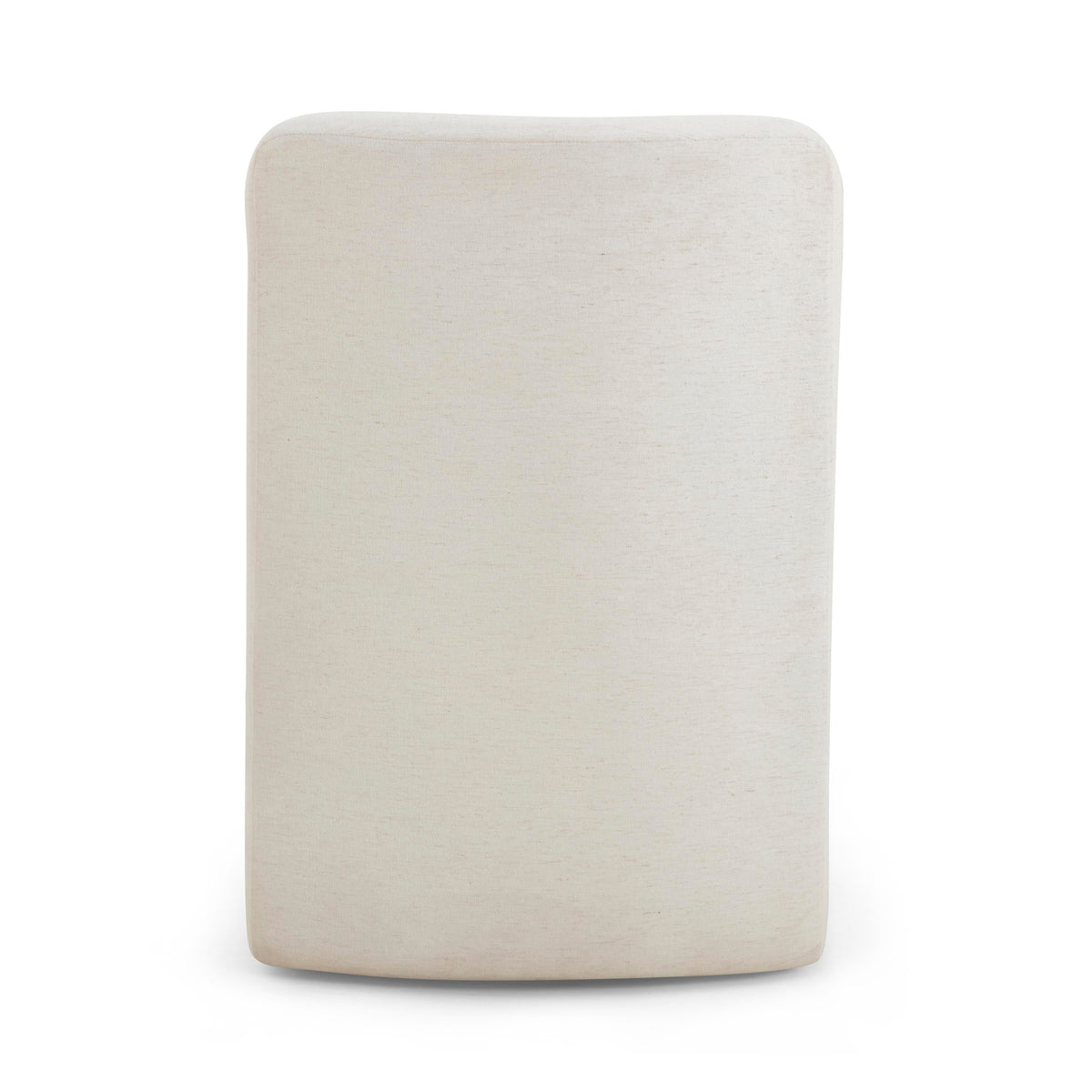 TOV Furniture Dolce Cream Performance Velvet Rolling Desk Chair