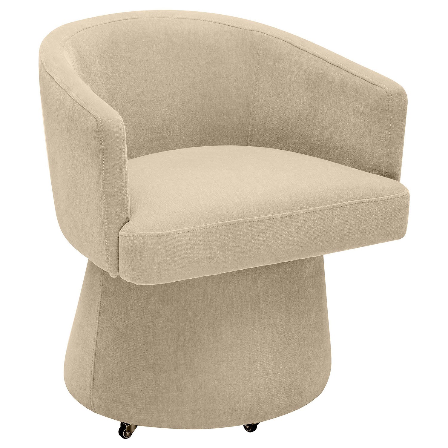 TOV Furniture Kristen Upcycled Chenille Rolling Desk Chair