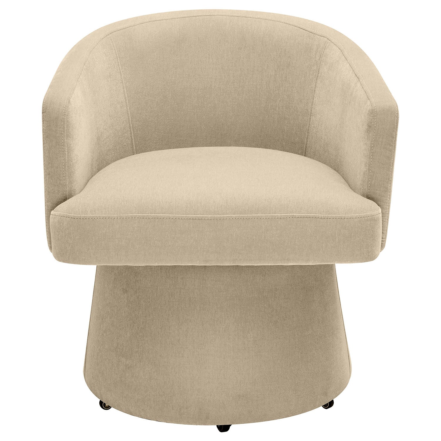 TOV Furniture Kristen Upcycled Chenille Rolling Desk Chair