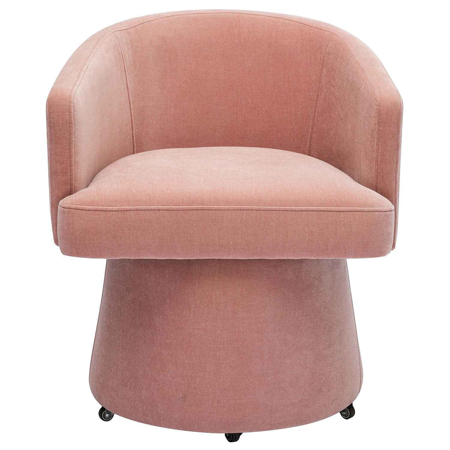 TOV Furniture Kristen Upcycled Chenille Rolling Desk Chair