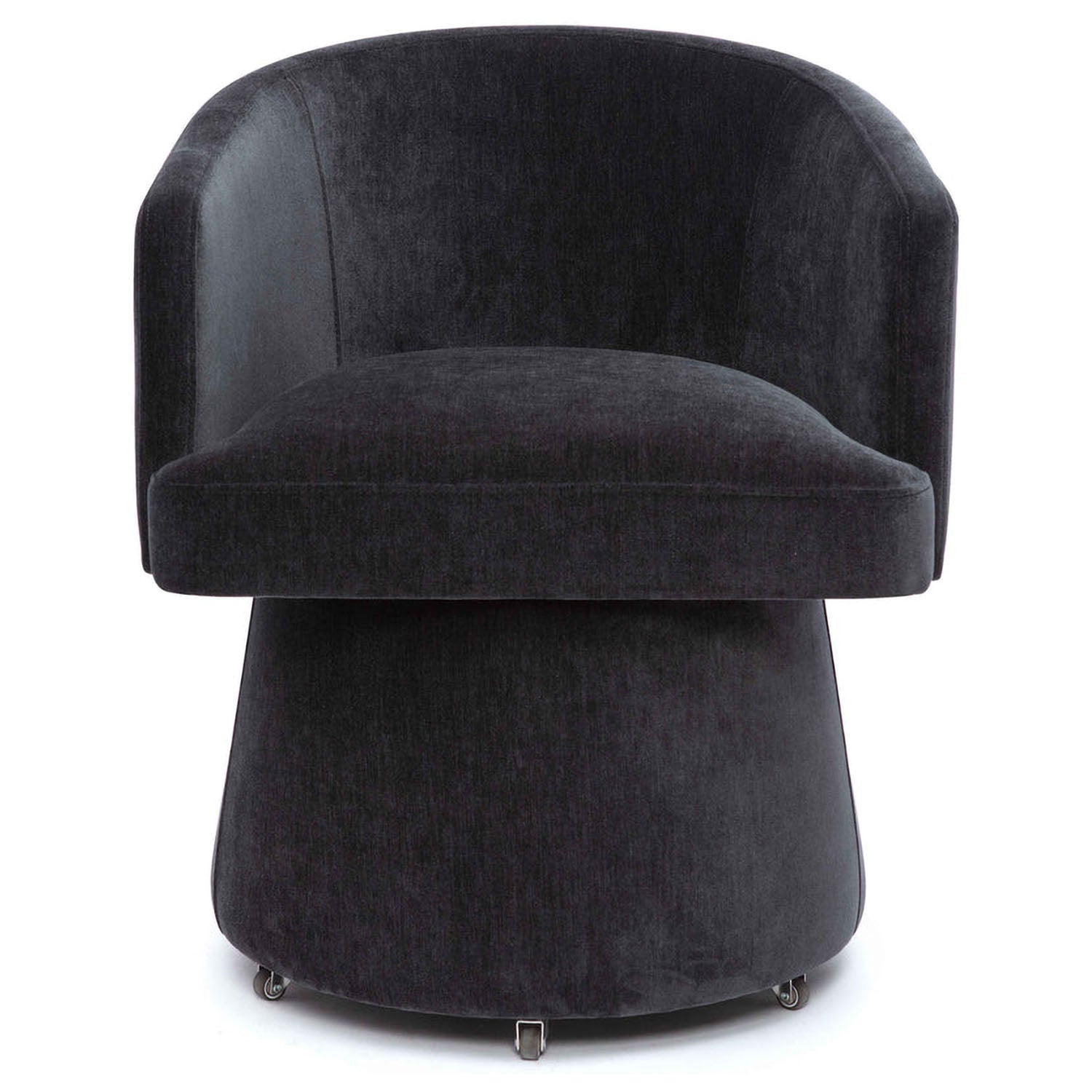 TOV Furniture Kristen Upcycled Chenille Rolling Desk Chair