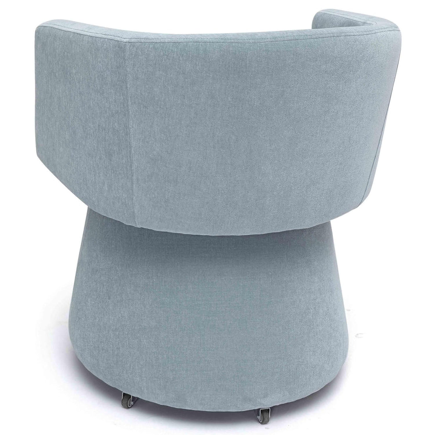 TOV Furniture Kristen Upcycled Chenille Rolling Desk Chair