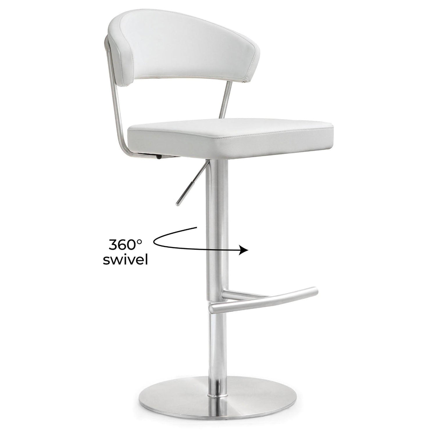 TOV Furniture Cosmo Adjustable Stool