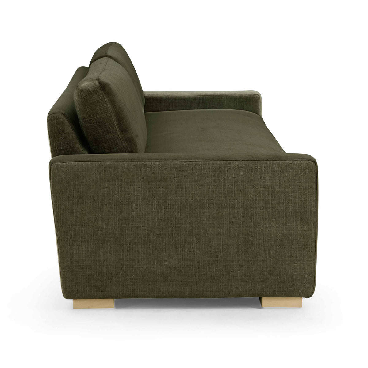TOV Furniture Beckham Olive Upcycled Performance Chenille 96in Sofa