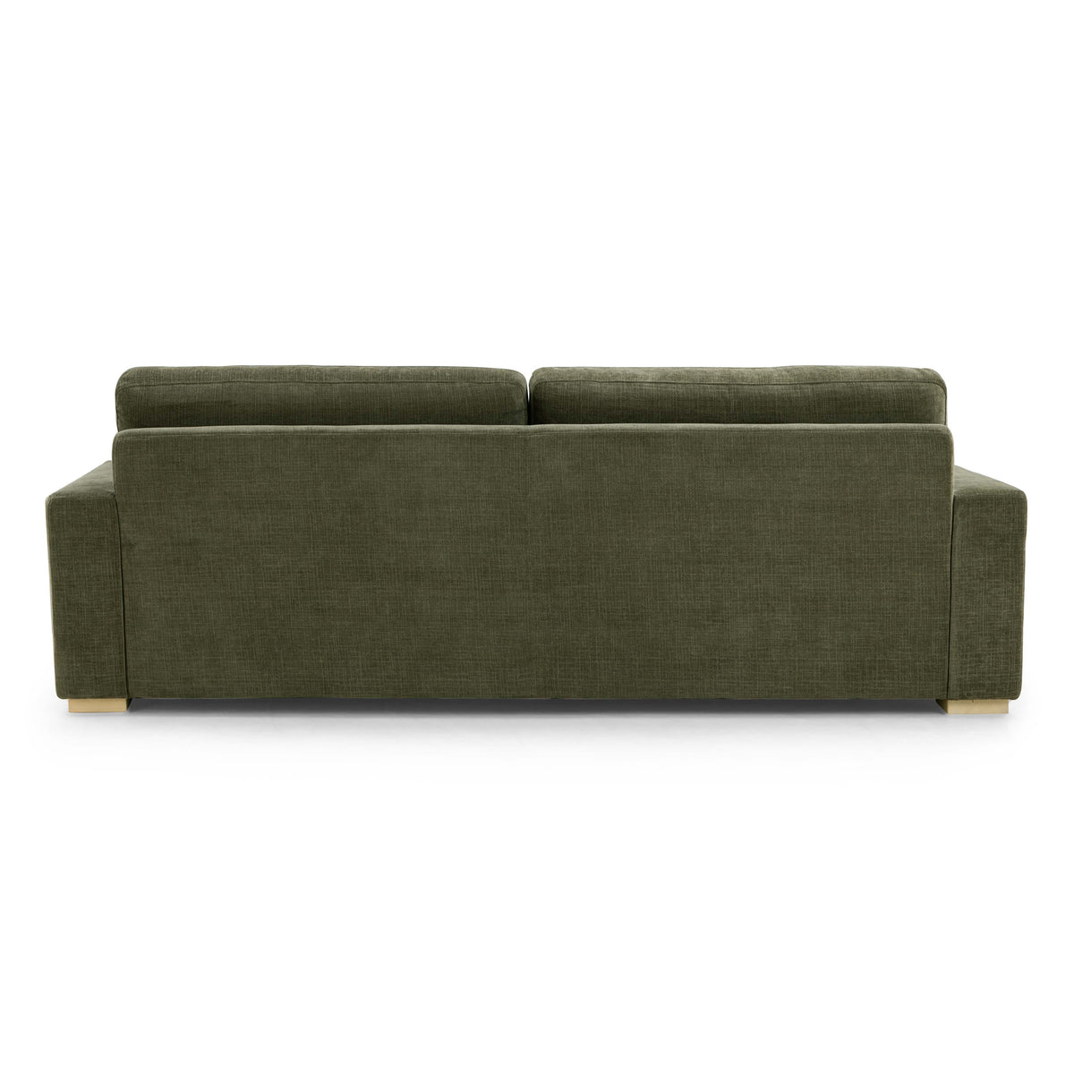 TOV Furniture Beckham Olive Upcycled Performance Chenille 96in Sofa