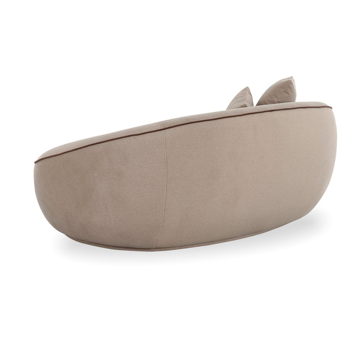 TOV Furniture Jenny Taupe Performance Faux Mohair Loveseat
