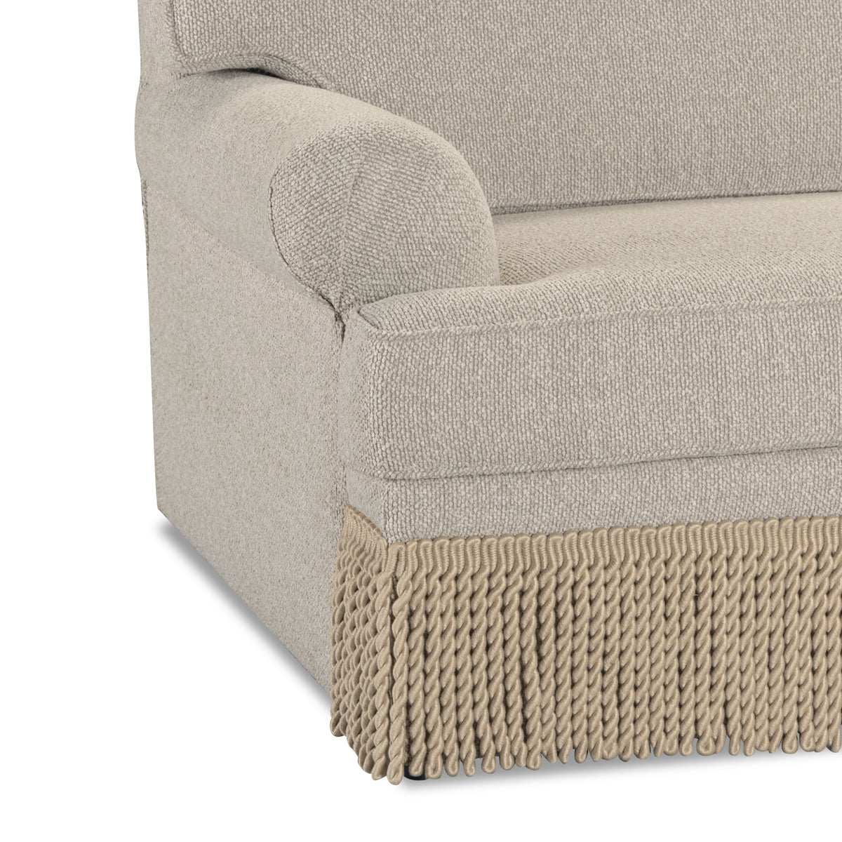 TOV Furniture Yvette Warm Grey Performance Boucle 3-Piece L-Sectional Sofa