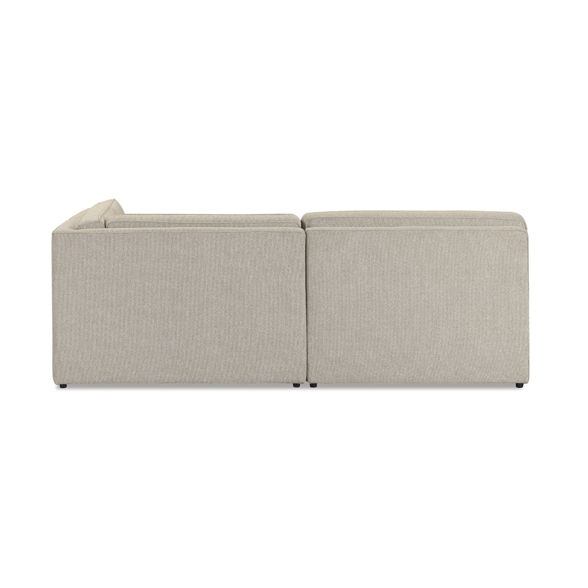 TOV Furniture Yvette Warm Grey Performance Boucle 3-Piece L-Sectional Sofa