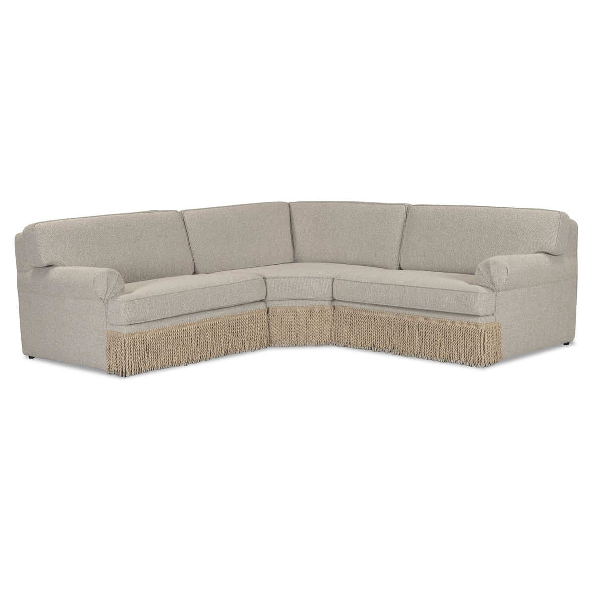 TOV Furniture Yvette 3-Piece Warm Grey Performance Boucle L-Sectional, primary product view