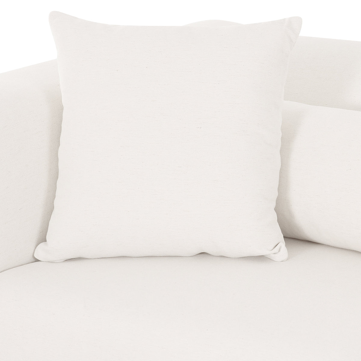 TOV Furniture Tarra Cream Performance Chenille Modular Corner Chair