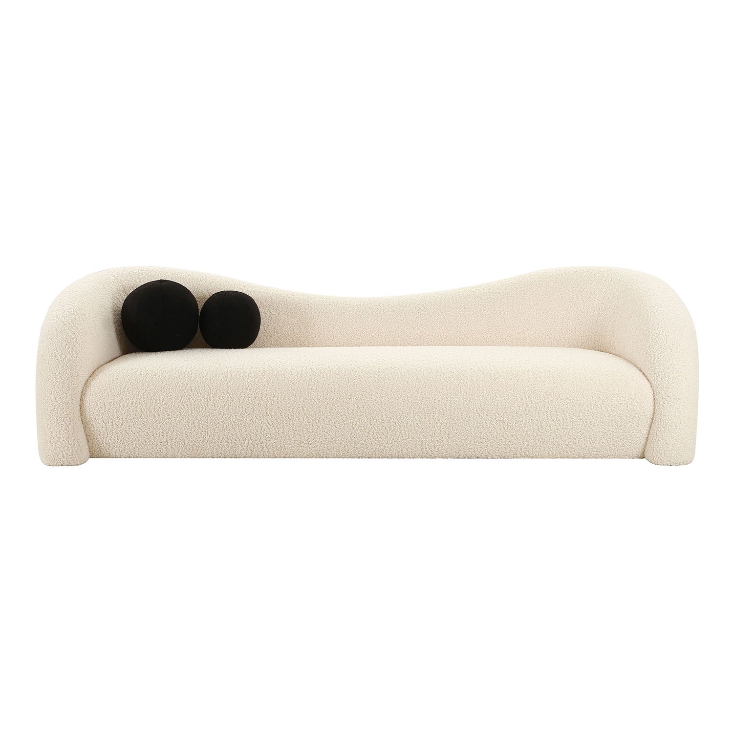 TOV Furniture Leonie Faux Shearling Sofa