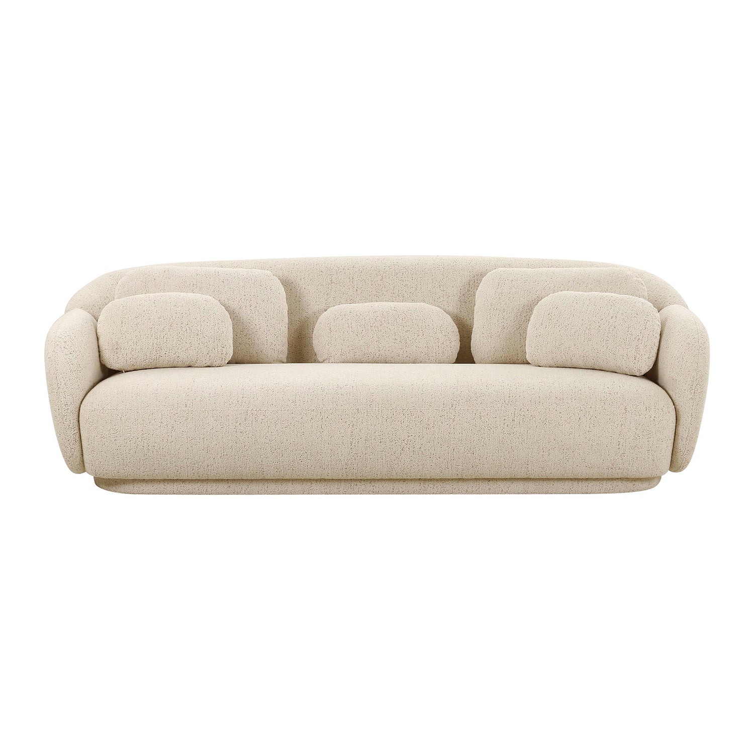 TOV Furniture Misty Cream Boucle Sofa