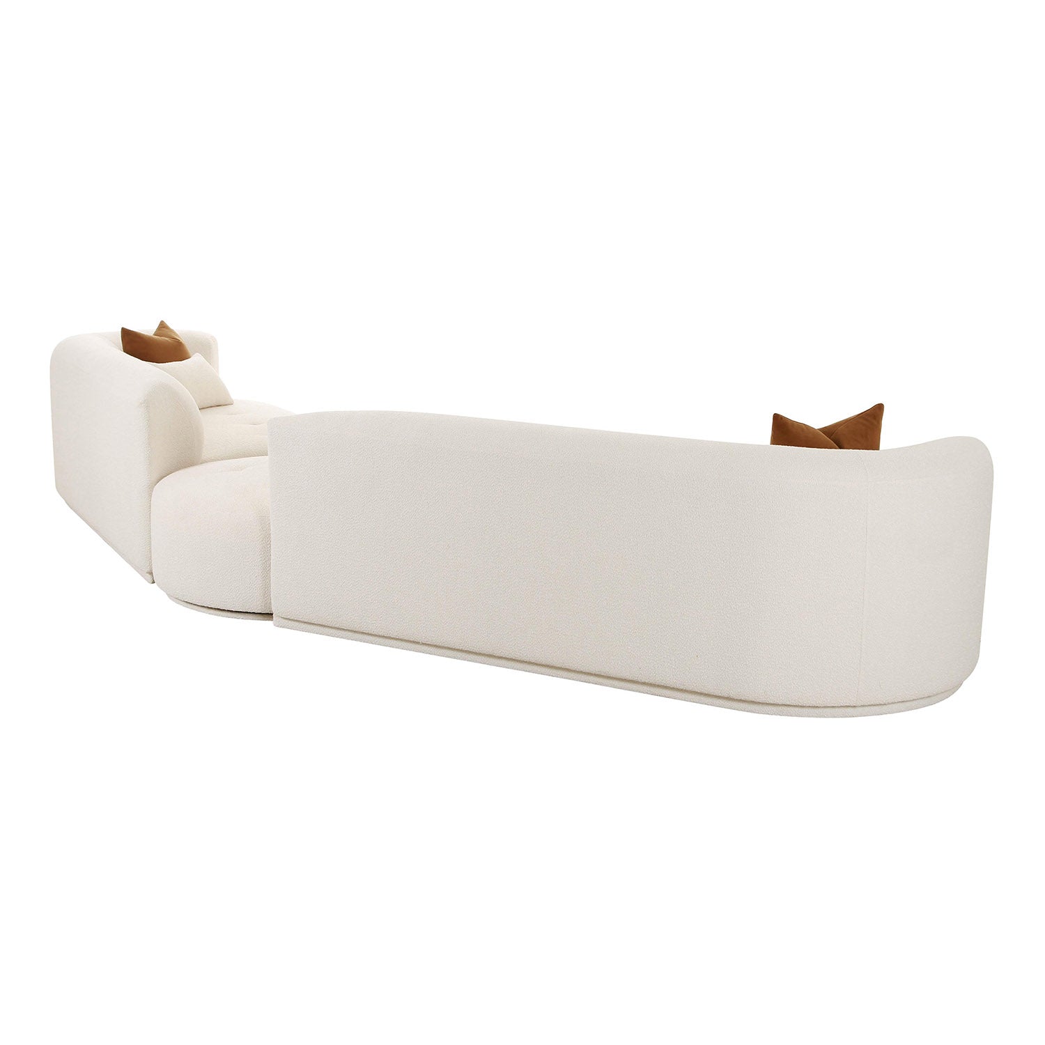 TOV Furniture Fickle 3 Piece Modular Sectional Sofa