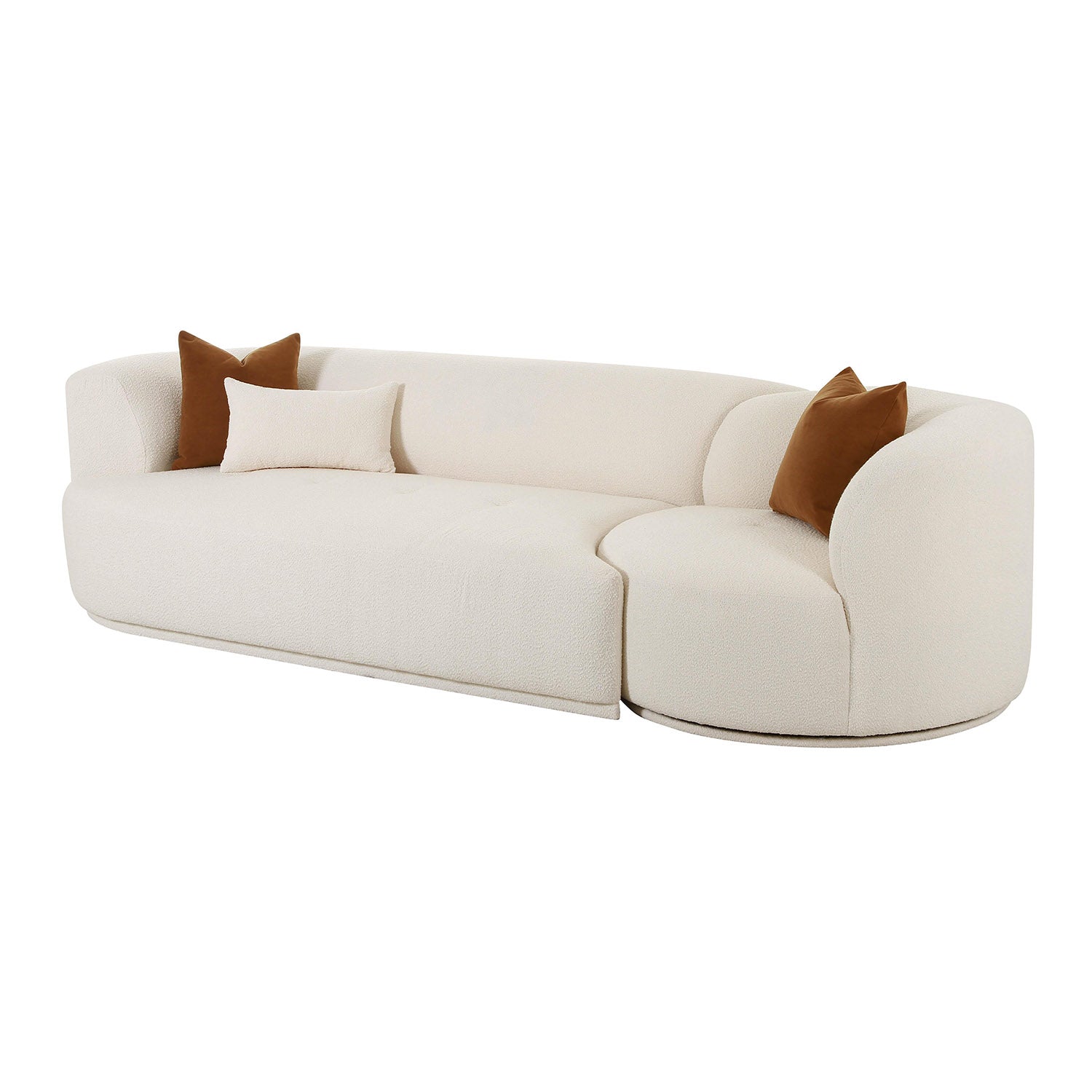 TOV Furniture Fickle 2 Piece Modular LAF Sofa