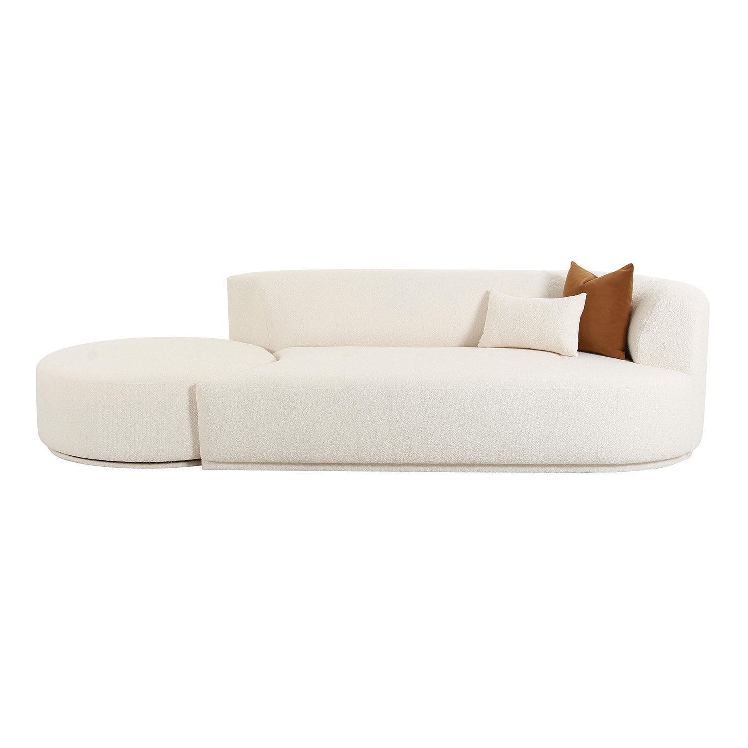 TOV Furniture Fickle 2 Piece Chaise Modular RAF Sofa