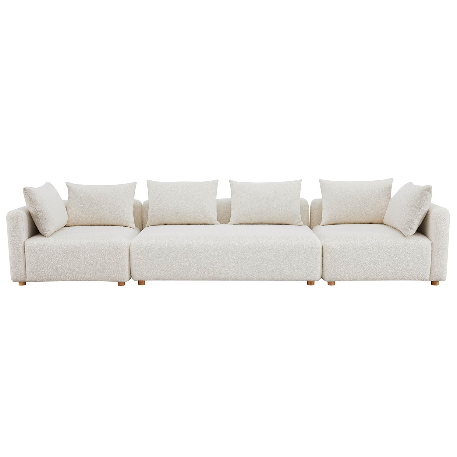 TOV Furniture Hangover Boucle Long Sofa