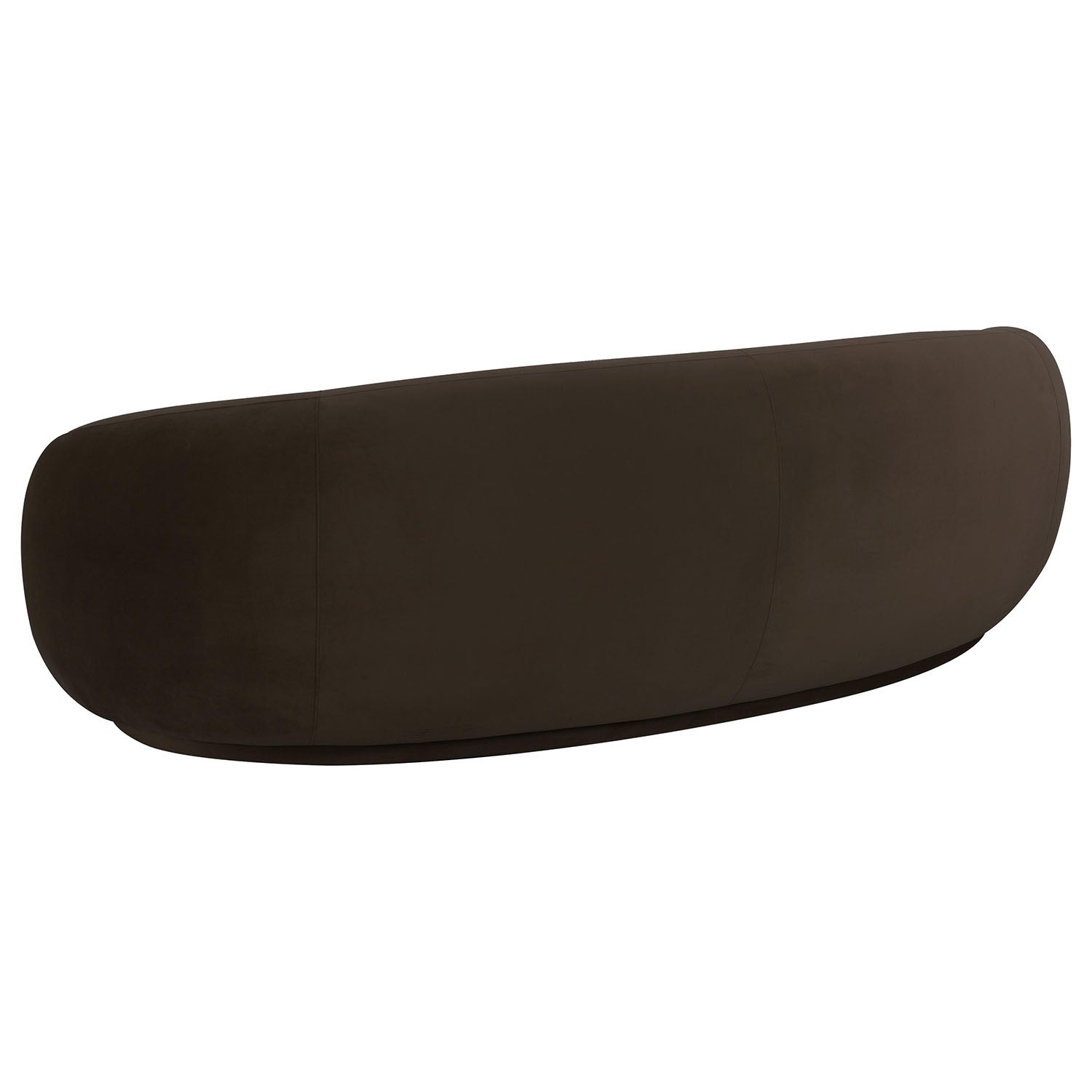 TOV Furniture Kendall Chocolate Brown Velvet Sofa