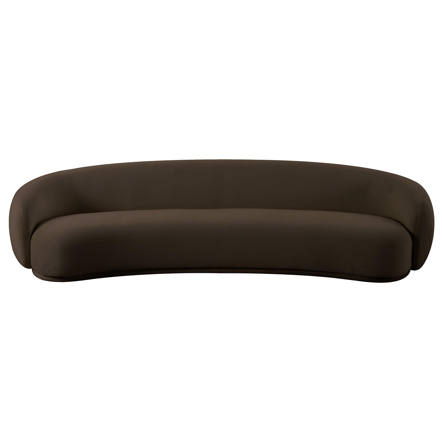 TOV Furniture Kendall Chocolate Brown Velvet Sofa