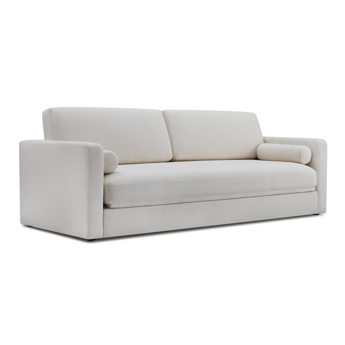 TOV Furniture Ryan 91" Cream Upcycled Performance Linen Sleeper Sofa in cream upcycled linen, primary product view