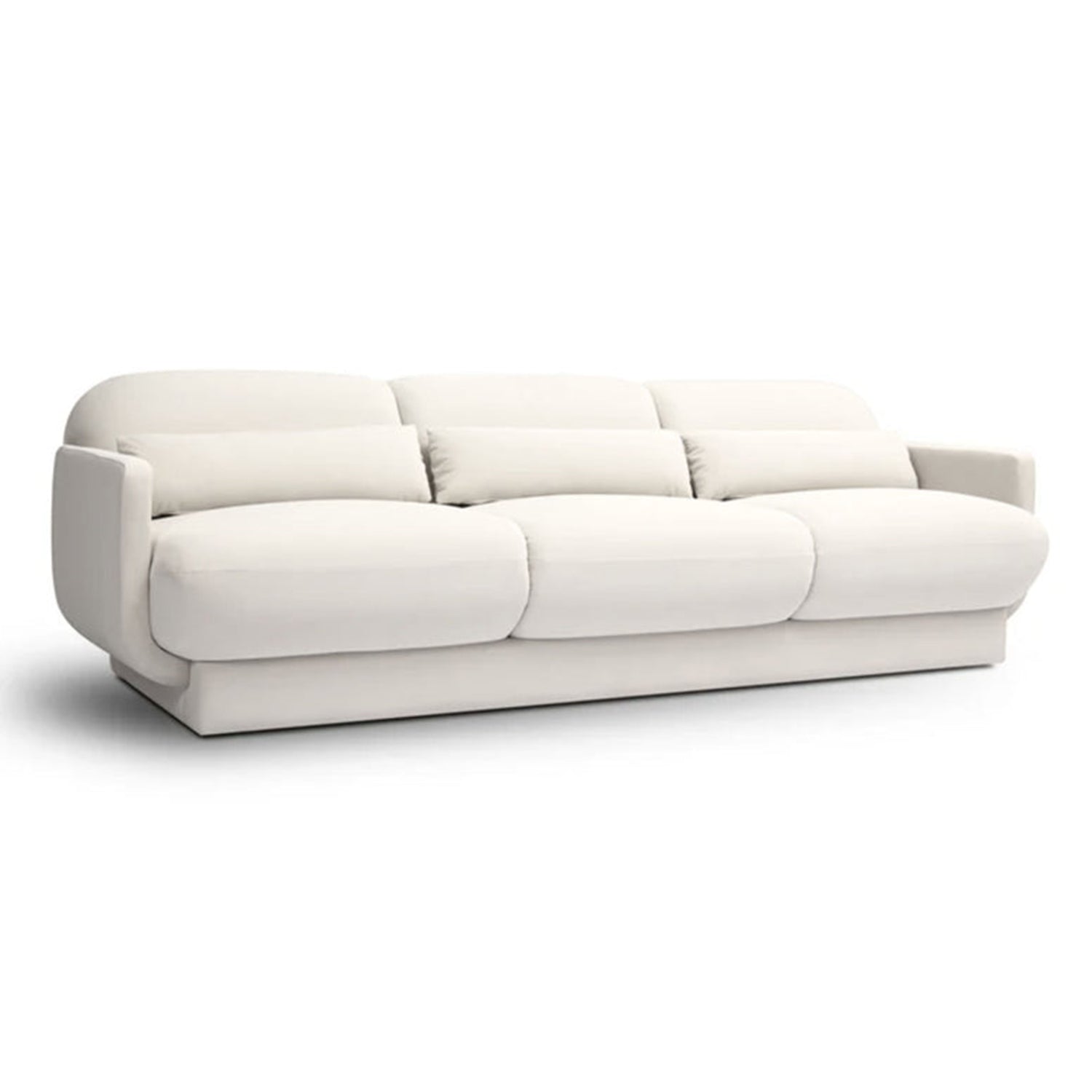 Azalea Velvet Sofa – full front view
