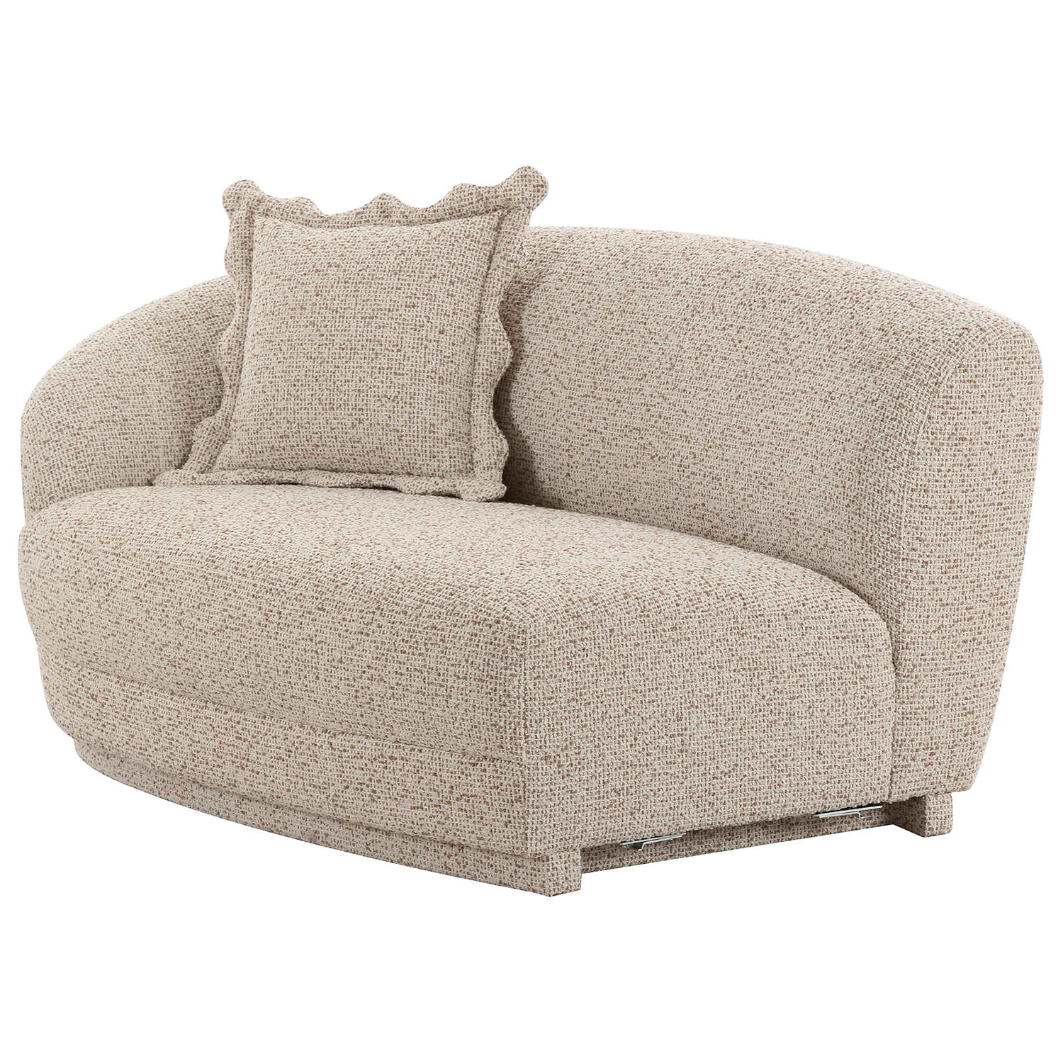 TOV Furniture Marion Two-Tone Textured Boucle Loveseat