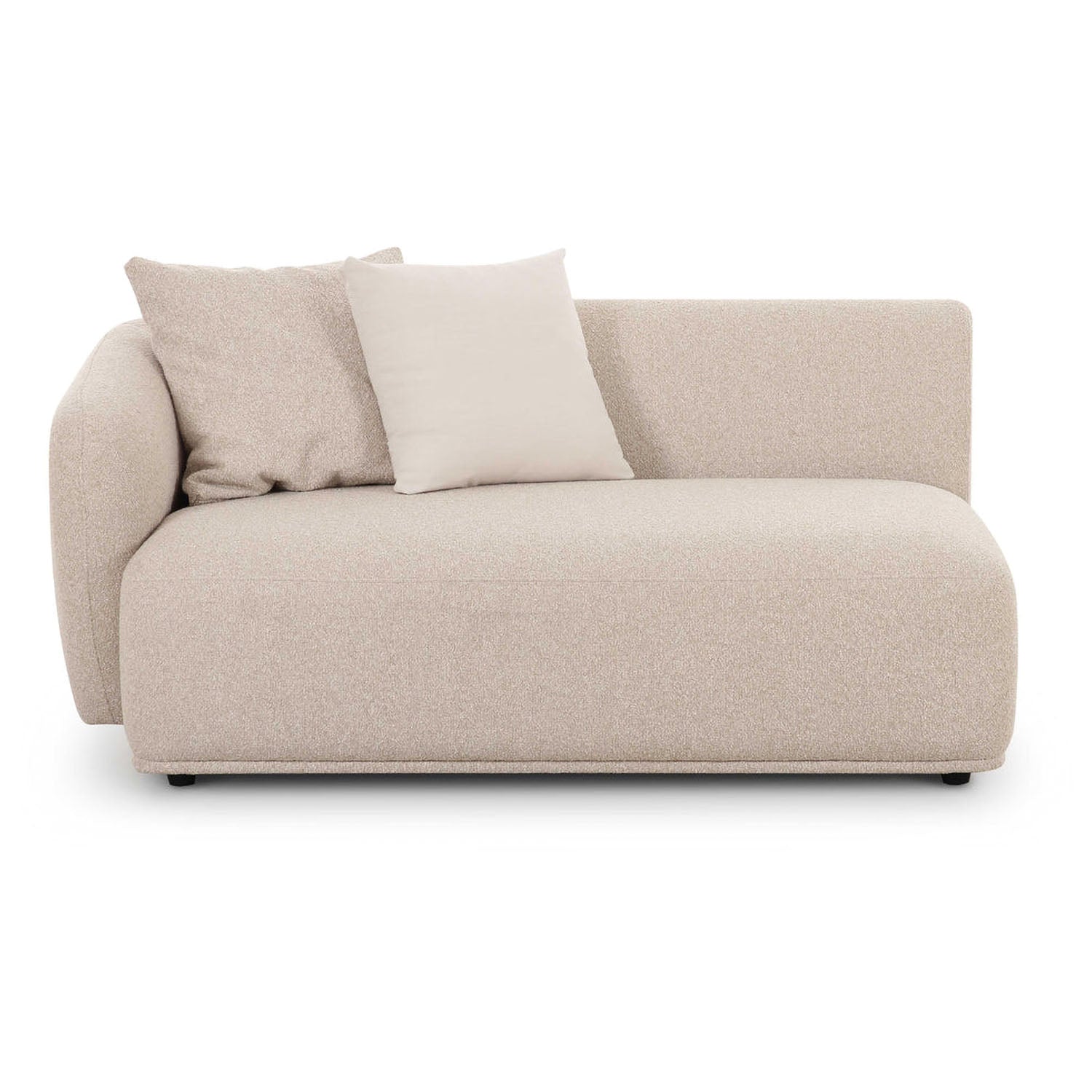 TOV Furniture Sylvie Cream Boucle Arm Chair 2-Seater