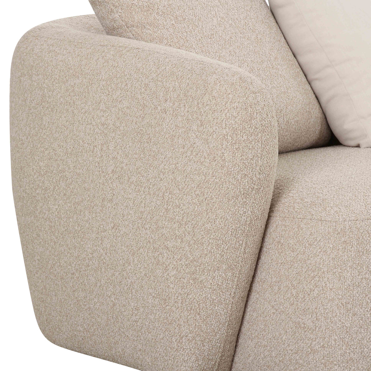 TOV Furniture Sylvie Cream Performance Boucle LAF 4-Piece Chaise Sectional Sofa