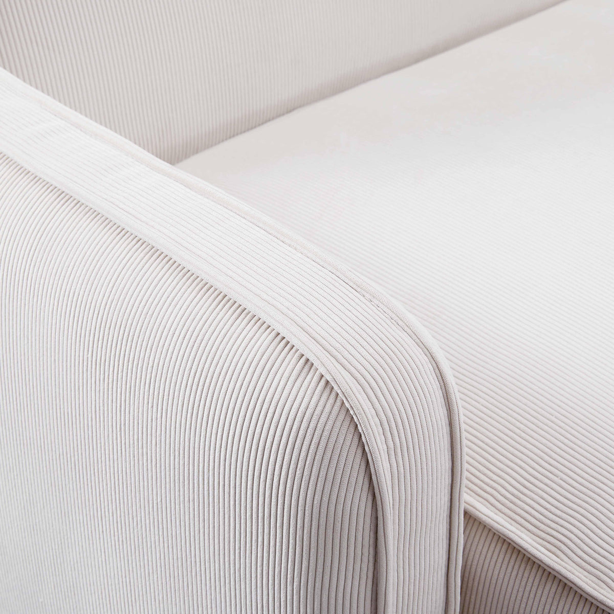 TOV Furniture Travie Performance Corduroy Velvet LAF Corner Chair