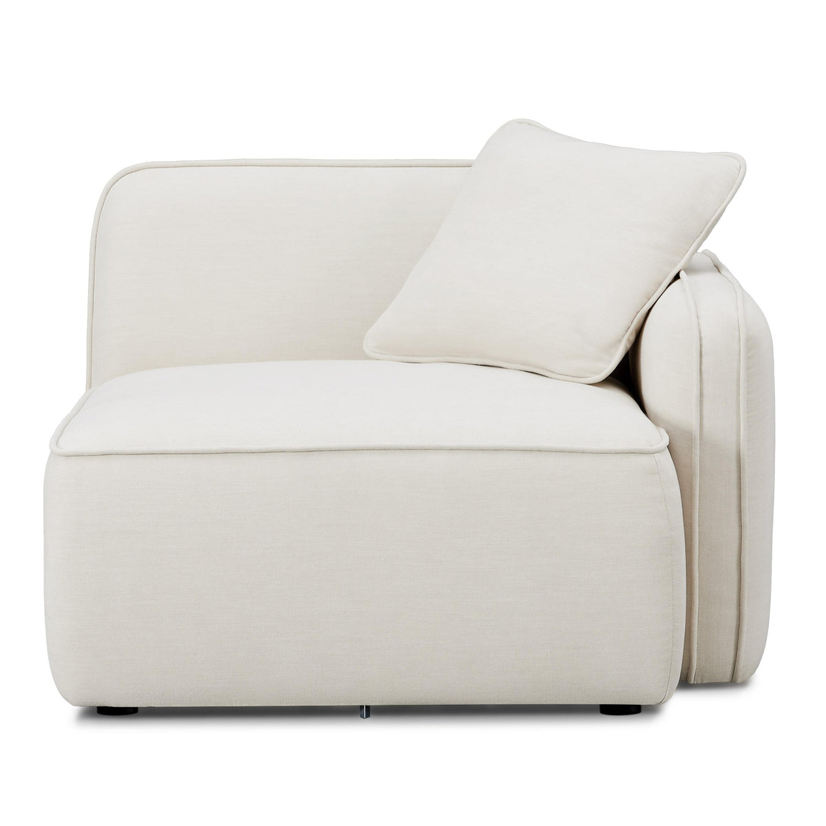 TOV Furniture Travie Sand Upcycled Performance Linen RAF Corner Chair