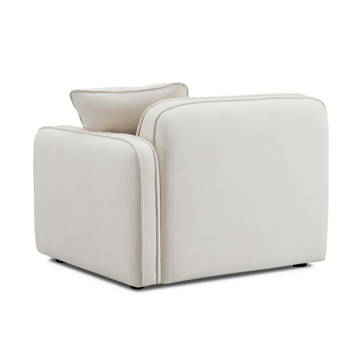 TOV Furniture Travie Sand Upcycled Performance Linen RAF Corner Chair