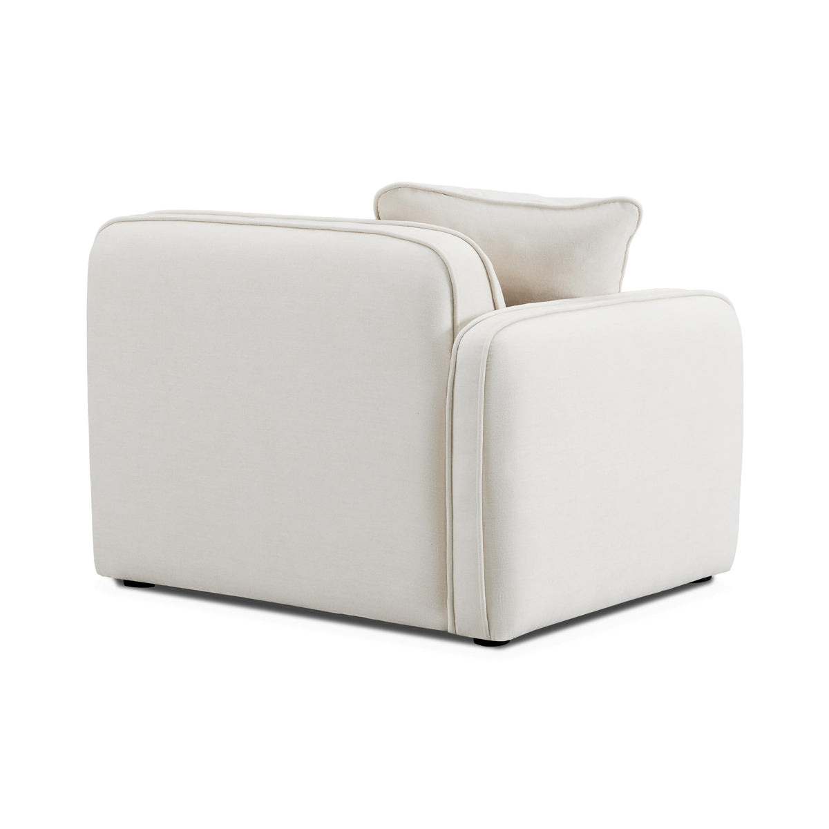 TOV Furniture Travie Sand Upcycled Performance Linen LAF Corner Chair